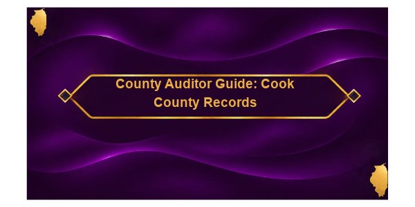 County Auditor Guide: Cook County Records